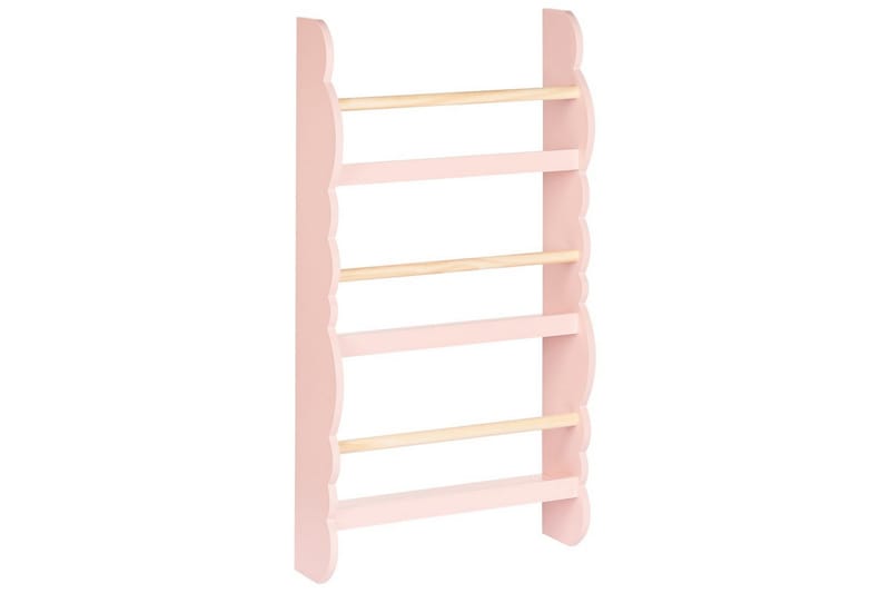 Bokhylla Rigolet Rosa, ljust trä, Rosa, ljust trä