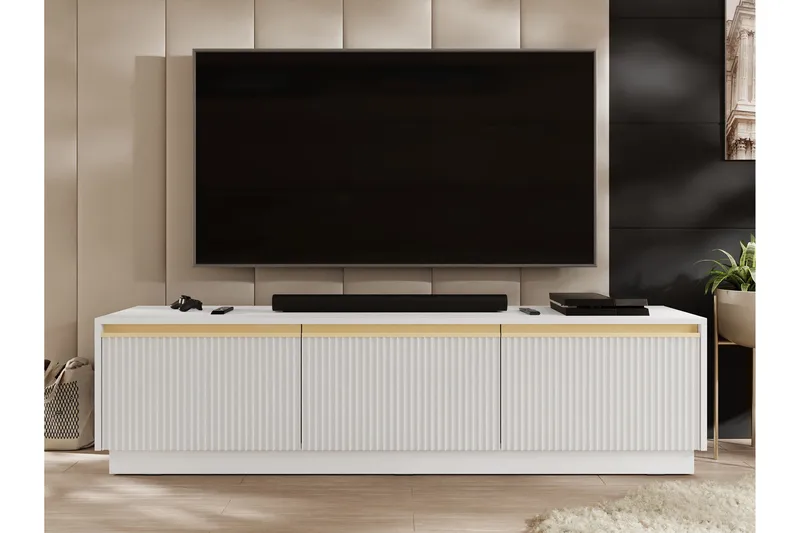 Bolstan Tv-bänk 182 cm - Vit - Möbler - Vardagsrum - Tv-möbler & mediamöbler - Tv-bänkar