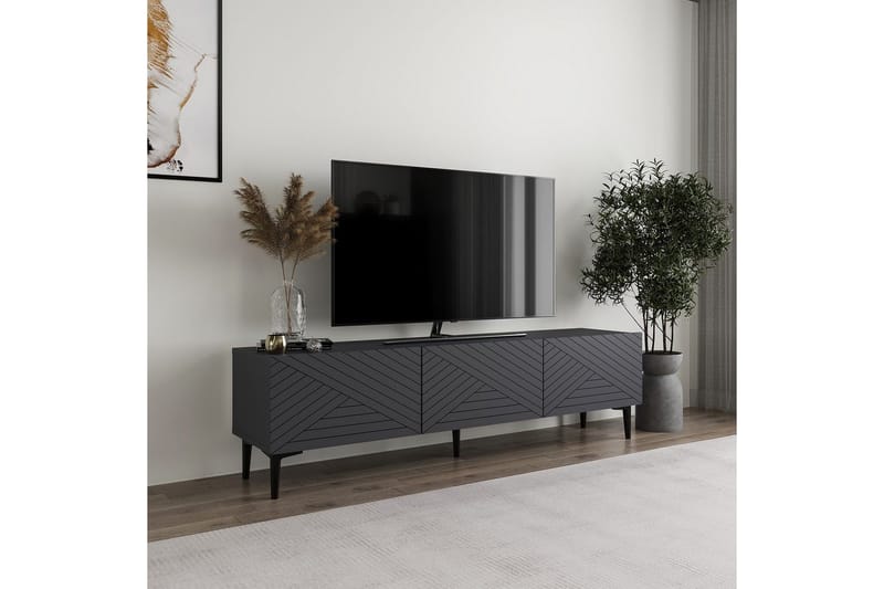 Botswana Tv-bänk 160 cm - Antracit - Möbler - Vardagsrum - Tv-möbler & mediamöbler - Tv-bänkar