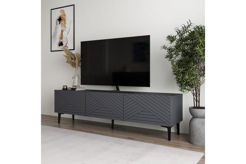 Botswana Tv-bänk 160 cm - Antracit - Möbler - Vardagsrum - Tv-möbler & mediamöbler - Tv-bänkar