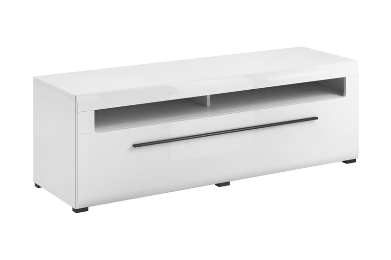 BRANDEH TV-bänk 140 cm Vit - Tv-bänkar