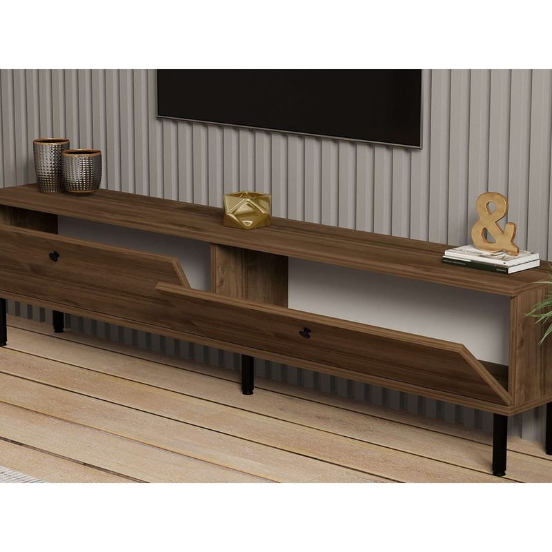 Bravic Tv-bänk 160 cm - Brun - Möbler - Vardagsrum - Tv-möbler & mediamöbler - Tv-bänkar