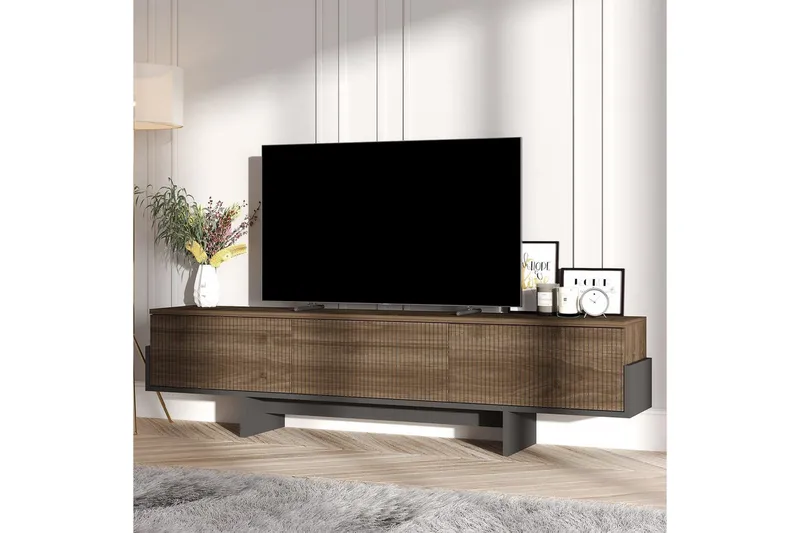Brin Tv-bänk 180 cm - Brun/Svart - Möbler - Vardagsrum - Tv-möbler & mediamöbler - Tv-bänkar