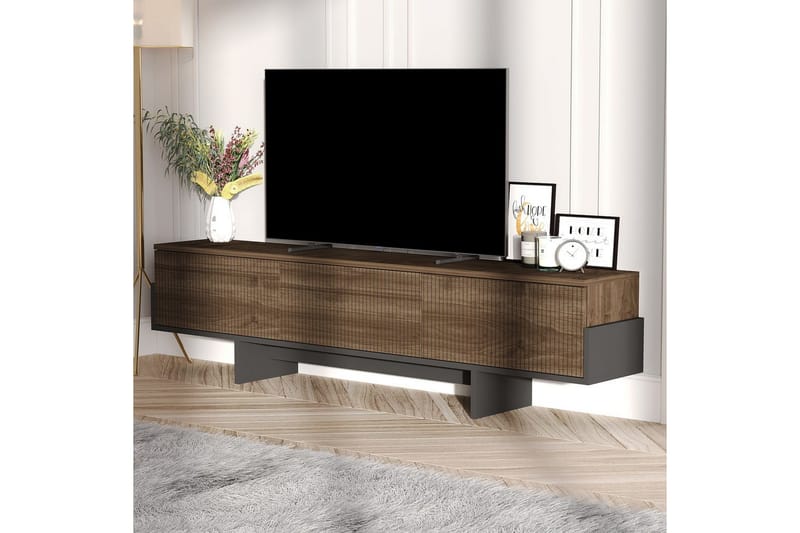 Brin Tv-bänk 180 cm - Brun/Svart - Möbler - Vardagsrum - Tv-möbler & mediamöbler - Tv-bänkar