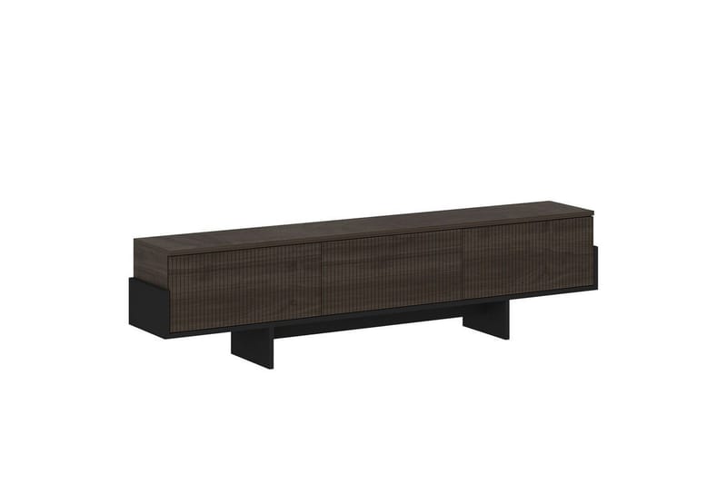 Brin Tv-bänk 180 cm, Brun/Svart
