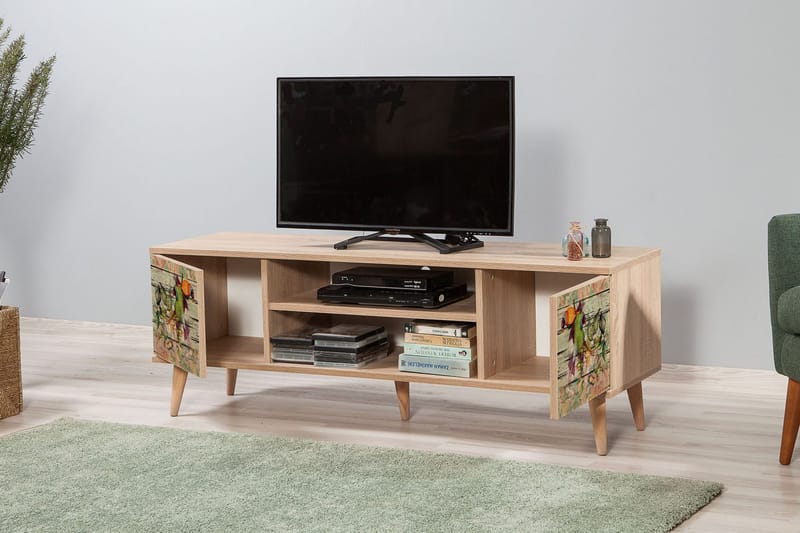 Brokind TV-Bänk 140 cm - Brun - Möbler - Vardagsrum - Tv-möbler & mediamöbler - Tv-bänkar