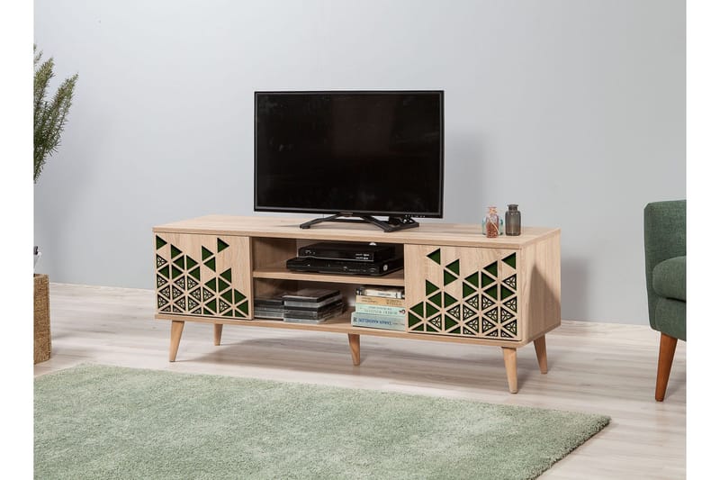 Brokind TV-Bänk 140 cm - Brun - Möbler - Vardagsrum - Tv-möbler & mediamöbler - Tv-bänkar