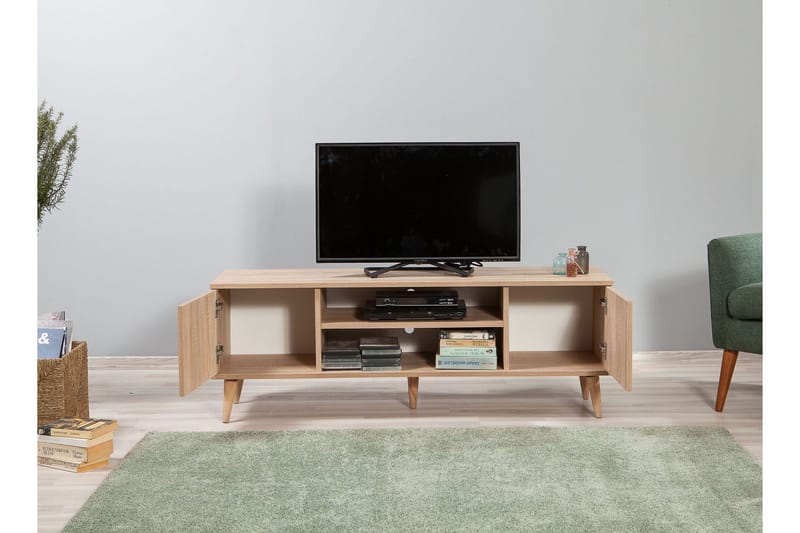Brokind TV-Bänk 140 cm - Brun - Möbler - Vardagsrum - Tv-möbler & mediamöbler - Tv-bänkar