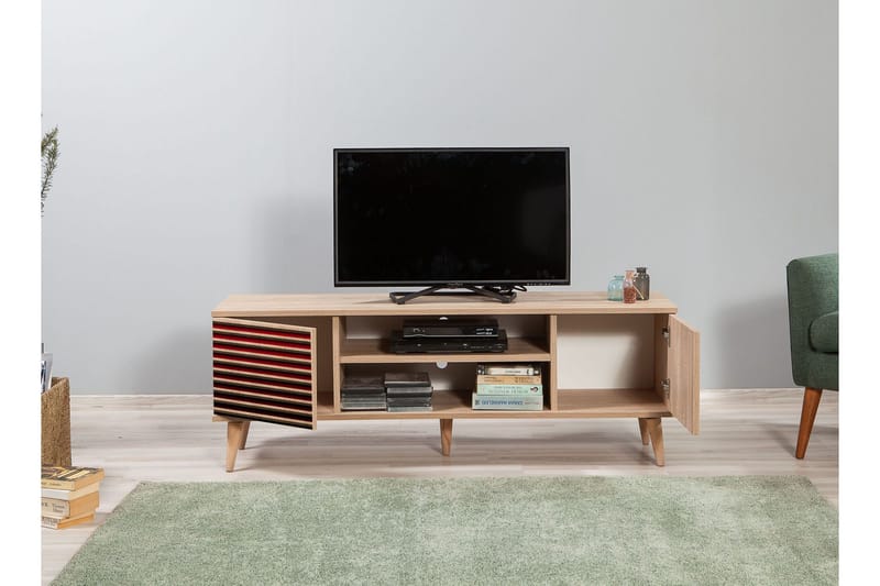 Brokind TV-Bänk 140 cm - Brun - Möbler - Vardagsrum - Tv-möbler & mediamöbler - Tv-bänkar