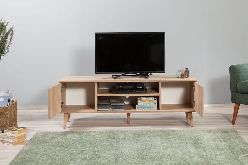 Brokind TV-Bänk 140 cm - Brun - Möbler - Vardagsrum - Tv-möbler & mediamöbler - Tv-bänkar