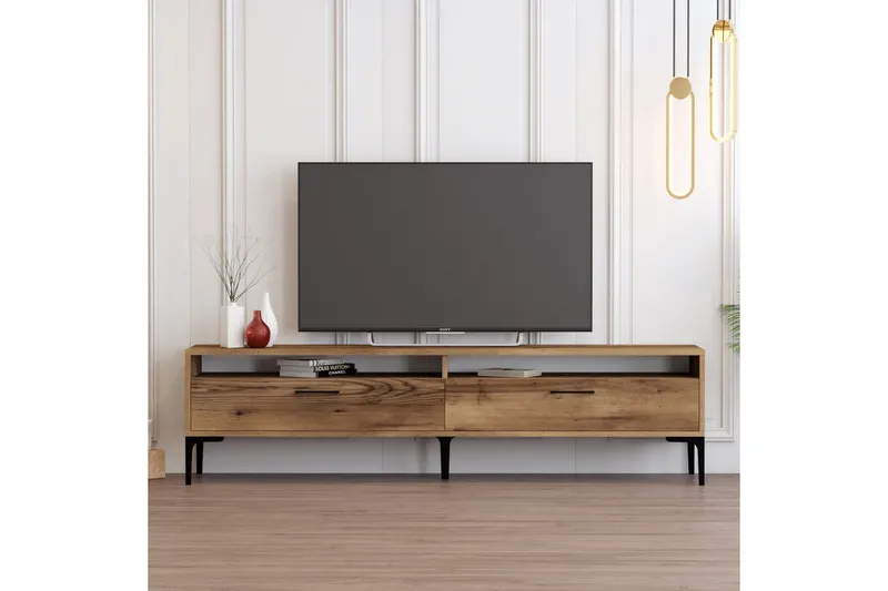 Brutorp Tv-bänk 180 cm - Valnöt - Möbler - Vardagsrum - Tv-möbler & mediamöbler - Tv-bänkar