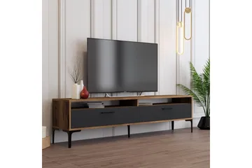 Brutorp Tv-bänk 180 cm - Valnöt/Antracit - Möbler - Vardagsrum - Tv-möbler & mediamöbler - Tv-bänkar