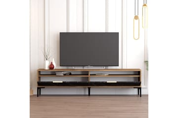 Brutorp Tv-bänk 180 cm - Valnöt/Svart Marmor - Möbler - Vardagsrum - Tv-möbler & mediamöbler - Tv-bänkar