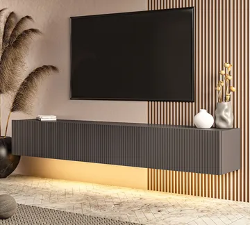 Bruveri TV-bänk 180x28,6x31,4 cm - Antracit - Möbler - Vardagsrum - Tv-möbler & mediamöbler - Tv-bänkar