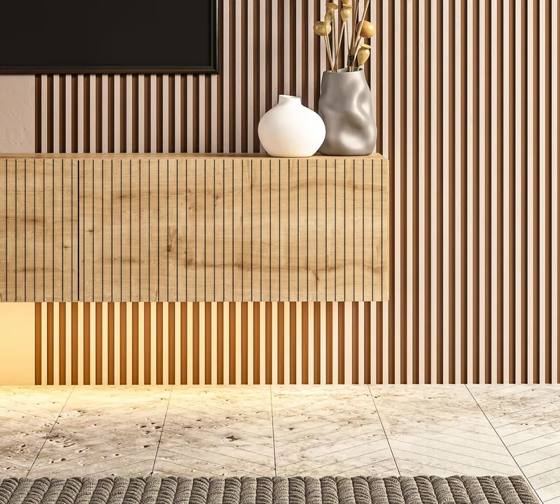 Bruveri TV-bänk 180x28,6x31,4 cm - Sapphire Oak - Möbler - Vardagsrum - Tv-möbler & mediamöbler - Tv-bänkar