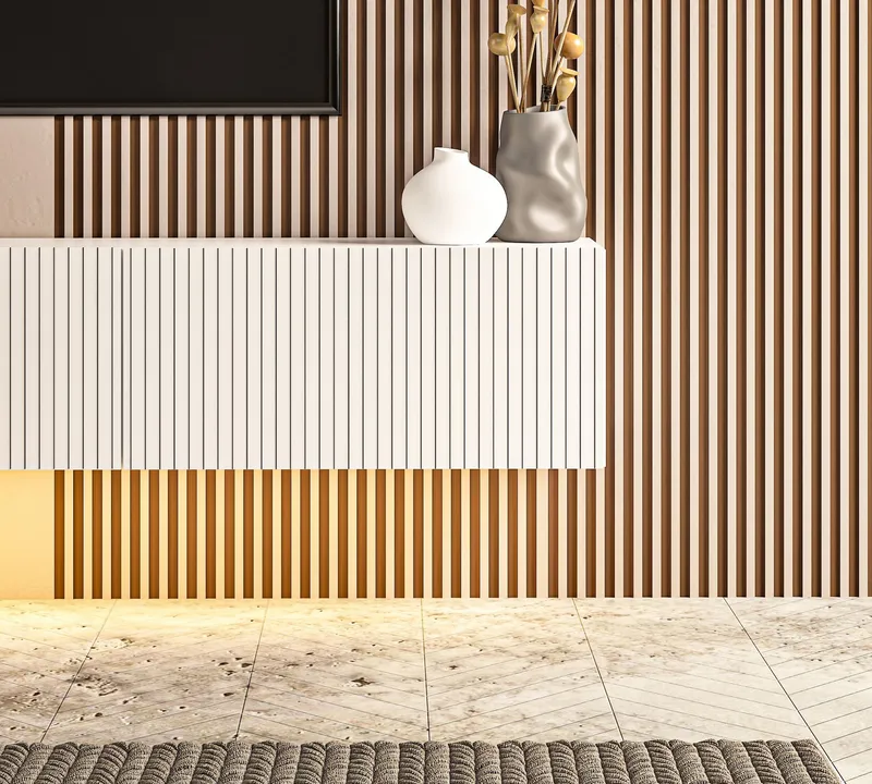 Bruveri TV-bänk 180x28,6x31,4 cm - Vit - Möbler - Vardagsrum - Tv-möbler & mediamöbler - Tv-bänkar