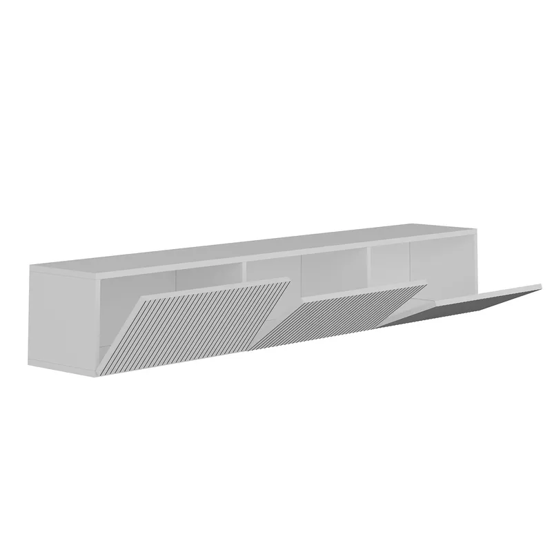 Bruveri TV-bänk 180x28,6x31,4 cm - Vit - Möbler - Vardagsrum - Tv-möbler & mediamöbler - Tv-bänkar