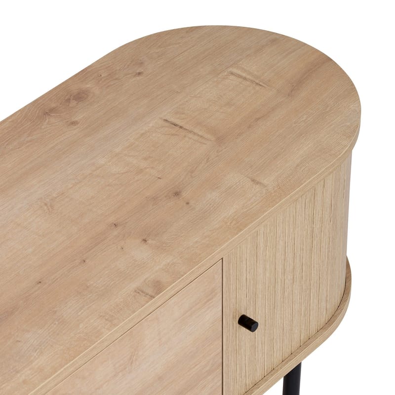 Bryric Tv-bänk 180 cm - Sapphire Oak/Svart - Möbler - Vardagsrum - Tv-möbler & mediamöbler - Tv-bänkar