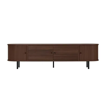 Bryric Tv-bänk 180 cm - Valnöt/Svart - Möbler - Vardagsrum - Tv-möbler & mediamöbler - Tv-bänkar