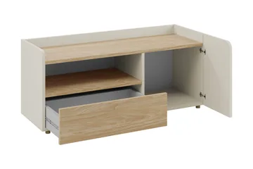 Buhan Tv-bänk 120 cm - Beige/Brun - Möbler - Vardagsrum - Tv-möbler & mediamöbler - Tv-bänkar