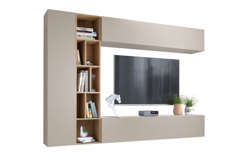 Bulet Tv-möbelset 224x33 cm - Beige - Möbler - Vardagsrum - Tv-möbler & mediamöbler - Tv-möbelset