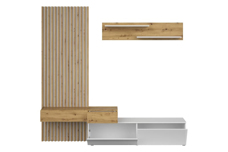 Bunkar Tv-möbelset 210x43 cm - Brun/Svart - Möbler - Vardagsrum - Tv-möbler & mediamöbler - Tv-möbelset
