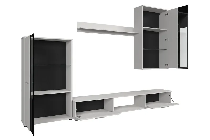 Bunta Tv-möbelset 235x40 cm - Vit - Möbler - Vardagsrum - Tv-möbler & mediamöbler - Tv-möbelset