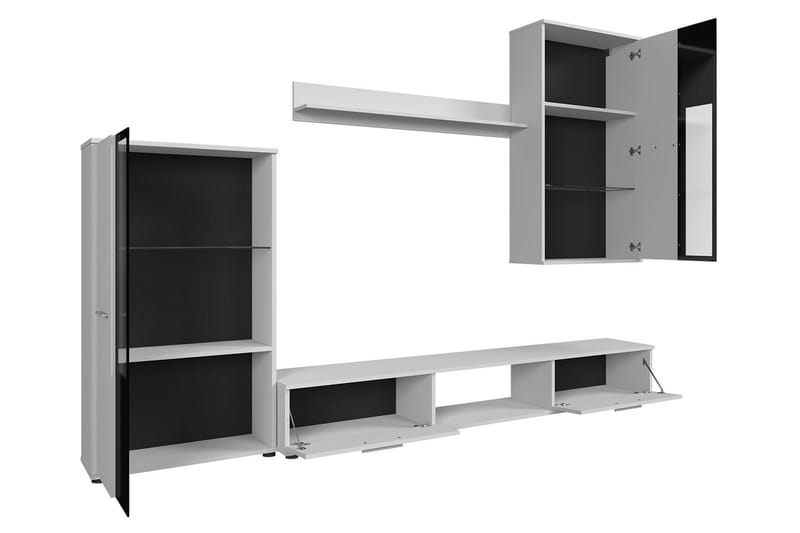 Bunta Tv-möbelset 235x40 cm - Vit - Möbler - Vardagsrum - Tv-möbler & mediamöbler - Tv-möbelset
