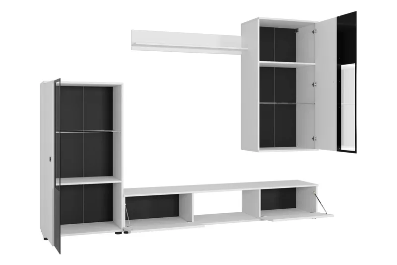 Bunta Tv-möbelset - Vit/Rosa - Möbler - Vardagsrum - Tv-möbler & mediamöbler - Tv-möbelset