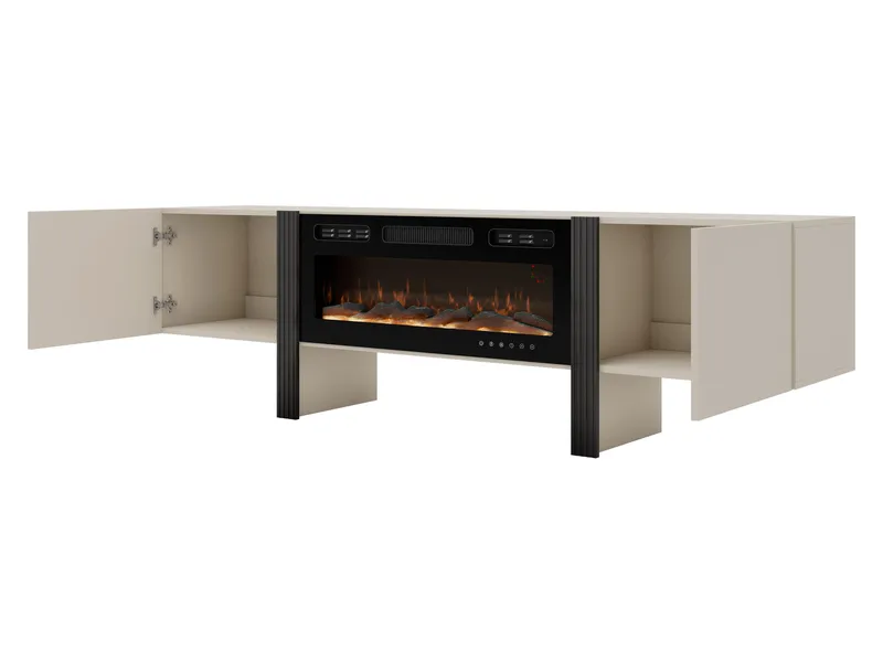 Calvenn Tv-Bänk Eldstad 200 cm - Möbler - Vardagsrum - Tv-möbler & mediamöbler - Tv-bänkar