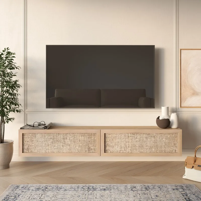 Canto TV-bänk 180x29,6x29,8 cm - Ek - Möbler - Vardagsrum - Tv-möbler & mediamöbler - Tv-bänkar