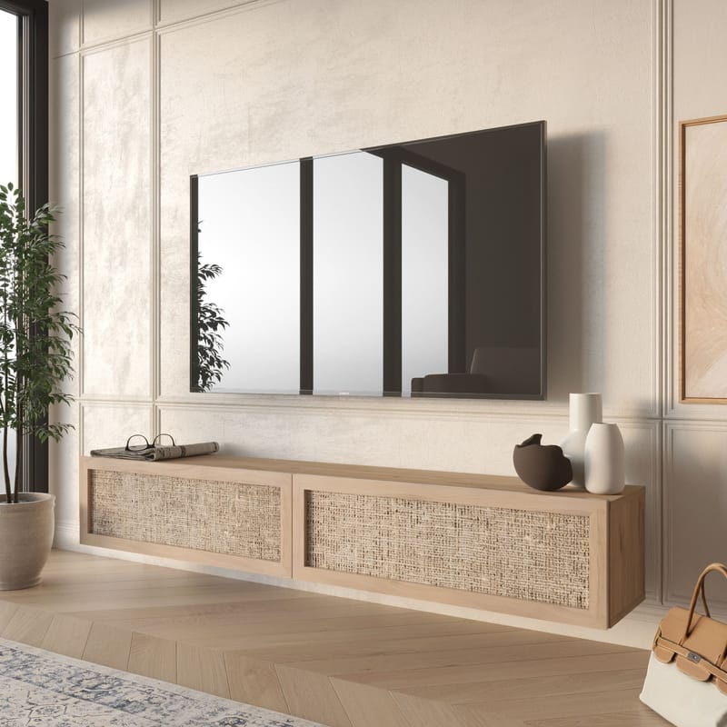 Canto TV-bänk 180x29,6x29,8 cm - Ek - Möbler - Vardagsrum - Tv-möbler & mediamöbler - Tv-bänkar