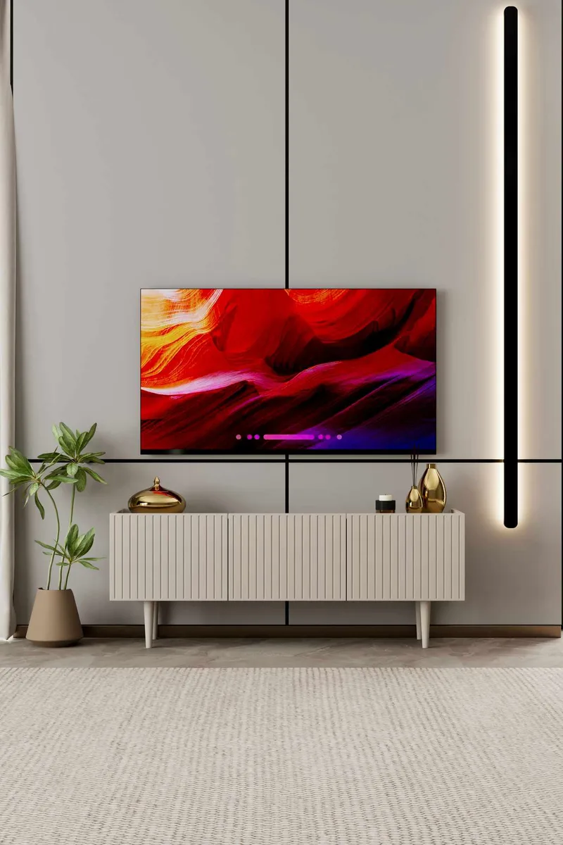 Capella TV-bänk 120x50x29 cm - Sandsten - Möbler - Vardagsrum - Tv-möbler & mediamöbler - Tv-bänkar