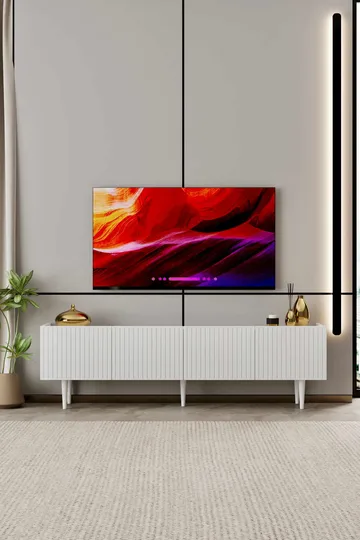 Capella TV-bänk 160x50x29 cm - Vit - Möbler - Vardagsrum - Tv-möbler & mediamöbler - Tv-bänkar