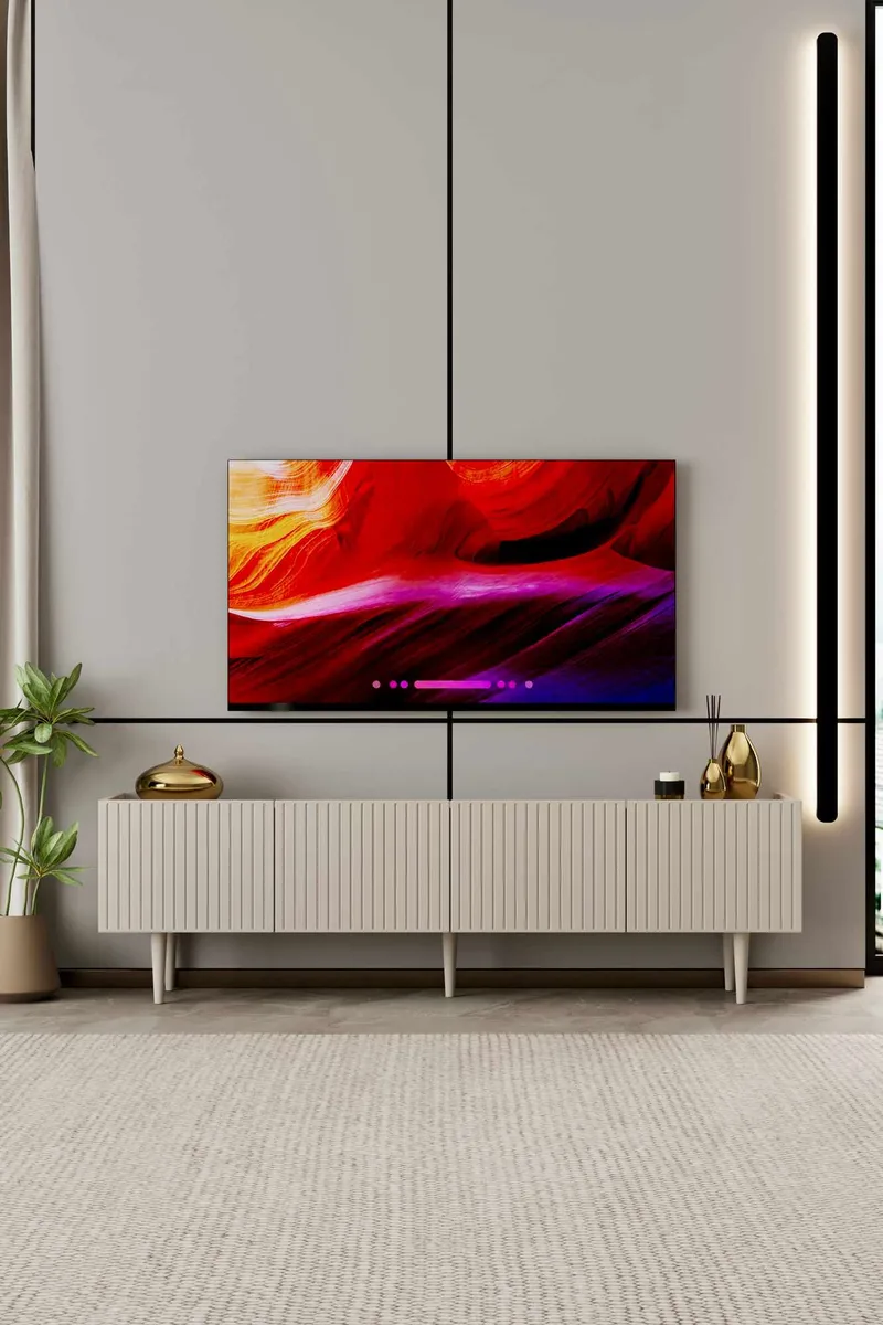 Capella TV-bänk 180x50x29 cm - Sandsten - Möbler - Vardagsrum - Tv-möbler & mediamöbler - Tv-bänkar