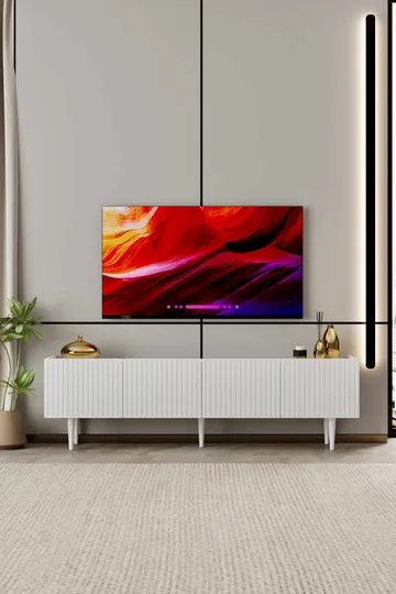 Capella TV-bänk 180x50x29 cm - Vit - Möbler - Vardagsrum - Tv-möbler & mediamöbler - Tv-bänkar