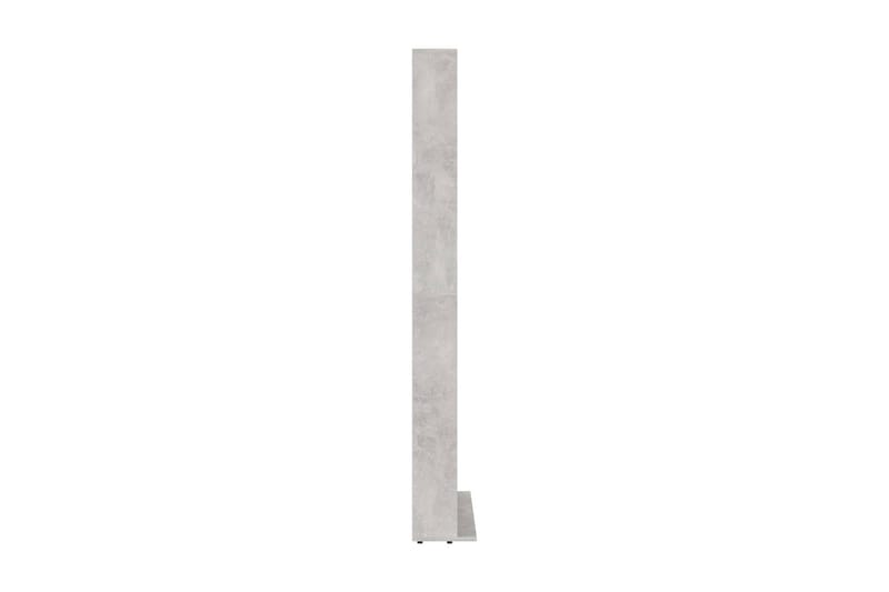 CD-hylla betonggrå 102x23x177,5 cm spånskiva - Grå - Möbler - Vardagsrum - Tv-möbler & mediamöbler - CD hyllor & DVD hyllor