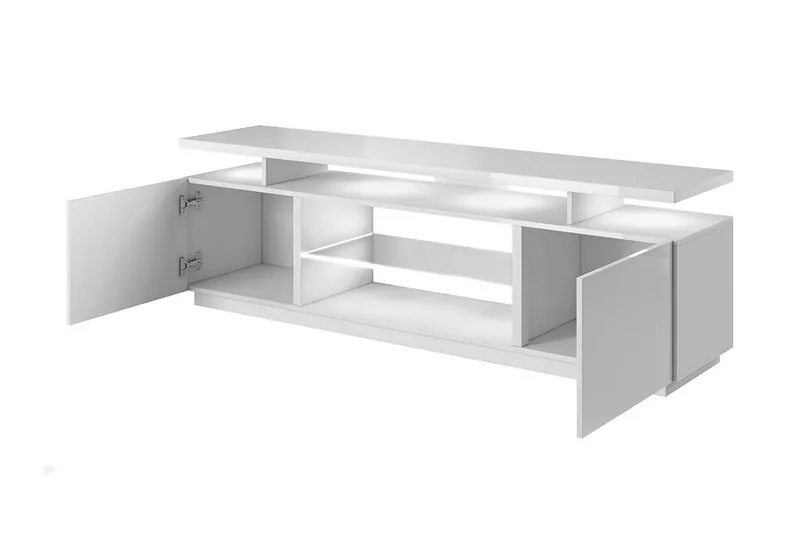 Ceasar Tv-bänk 180 cm - Svart - Möbler - Vardagsrum - Tv-möbler & mediamöbler - Tv-bänkar