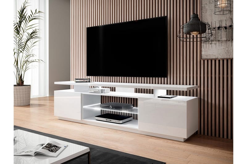 Ceasar Tv-bänk 180 cm - Vit - Möbler - Vardagsrum - Tv-möbler & mediamöbler - Tv-bänkar