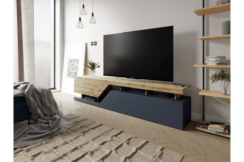 Ceelias Tv-bänk 200 cm - Antracit - Möbler - Vardagsrum - Tv-möbler & mediamöbler - Tv-bänkar