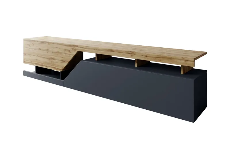 Ceelias Tv-bänk 200 cm, Antracit