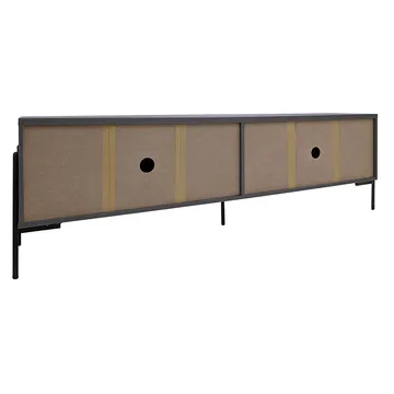 Charlene Tv-bänk 175 cm - Grå fiskbensek / grå ek - Möbler - Vardagsrum - Tv-möbler & mediamöbler - Tv-bänkar