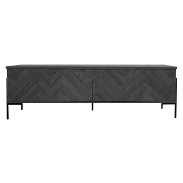 Charlene Tv-bänk 175 cm - Grå fiskbensek / grå ek - Möbler - Vardagsrum - Tv-möbler & mediamöbler - Tv-bänkar