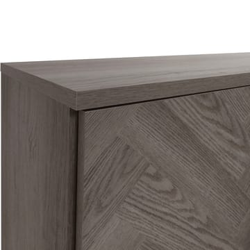 Charlene Tv-bänk 175 cm - Vit fiskbensek / vit ek - Möbler - Vardagsrum - Tv-möbler & mediamöbler - Tv-bänkar