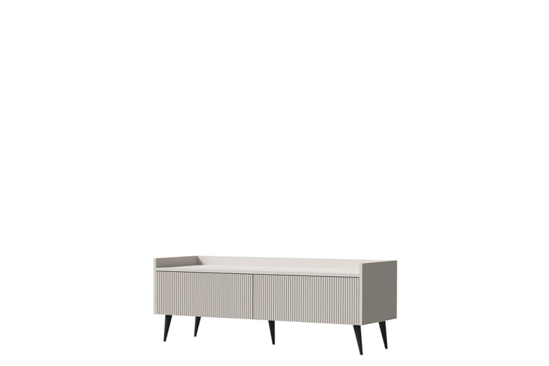 Chiku Tv-bänk 121 cm - Beige - Möbler - Vardagsrum - Tv-möbler & mediamöbler - Tv-bänkar