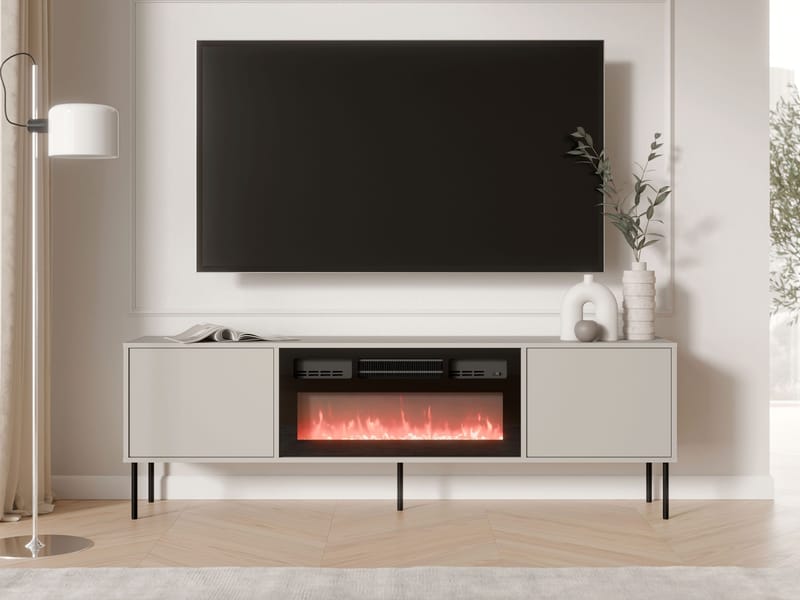 Claven Tv-bänk 183 cm - beige - Möbler - Vardagsrum - Tv-möbler & mediamöbler - Tv-bänkar