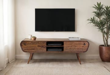 Coreri TV-bänk 160 cm - Mörkbrun - Möbler - Vardagsrum - Tv-möbler & mediamöbler - Tv-bänkar