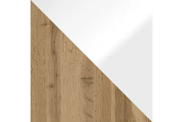 Cuguen TV-bänk 180 cm LED-belysning - Trä/Natur|Vit|Vit LED - Möbler - Vardagsrum - Tv-möbler & mediamöbler - Tv-bänkar