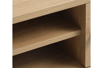 Cyndy Golvstående TV Bänk 120 cm med Förvaring i Ljust Trä - Beige - Möbler - Vardagsrum - Tv-möbler & mediamöbler - Tv-bänkar