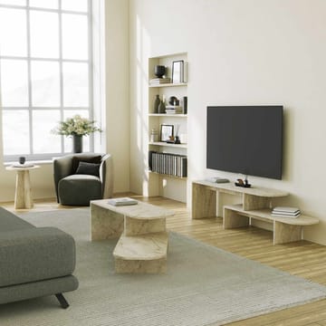 Deliones Tv-bänk 130 cm - Travertin - Möbler - Vardagsrum - Tv-möbler & mediamöbler - Tv-bänkar